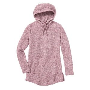 Duluth Trading Co. Women's Fleecey Does It Tunic Pullover Pink Medium